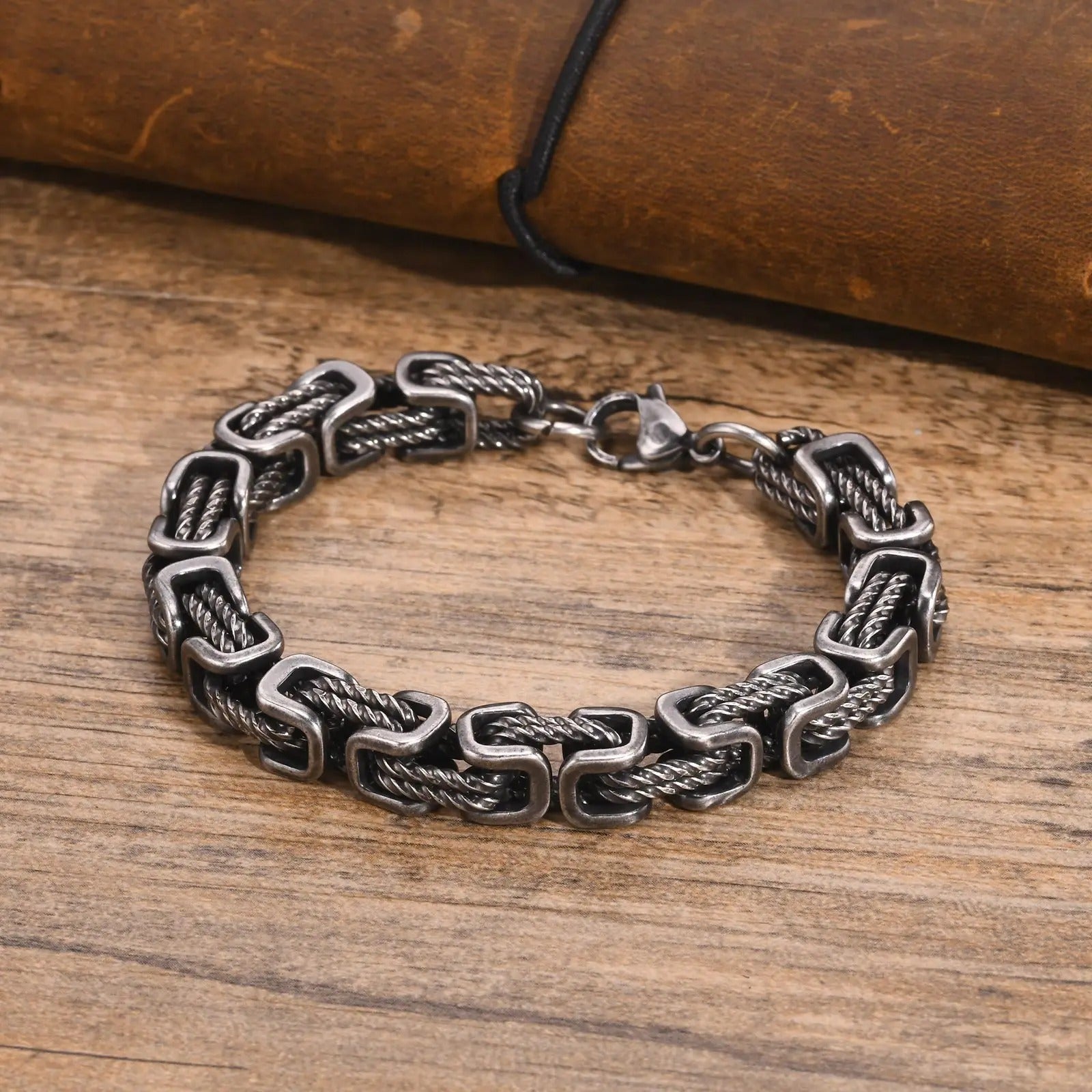 Men's Thick Byzantine Bracelets