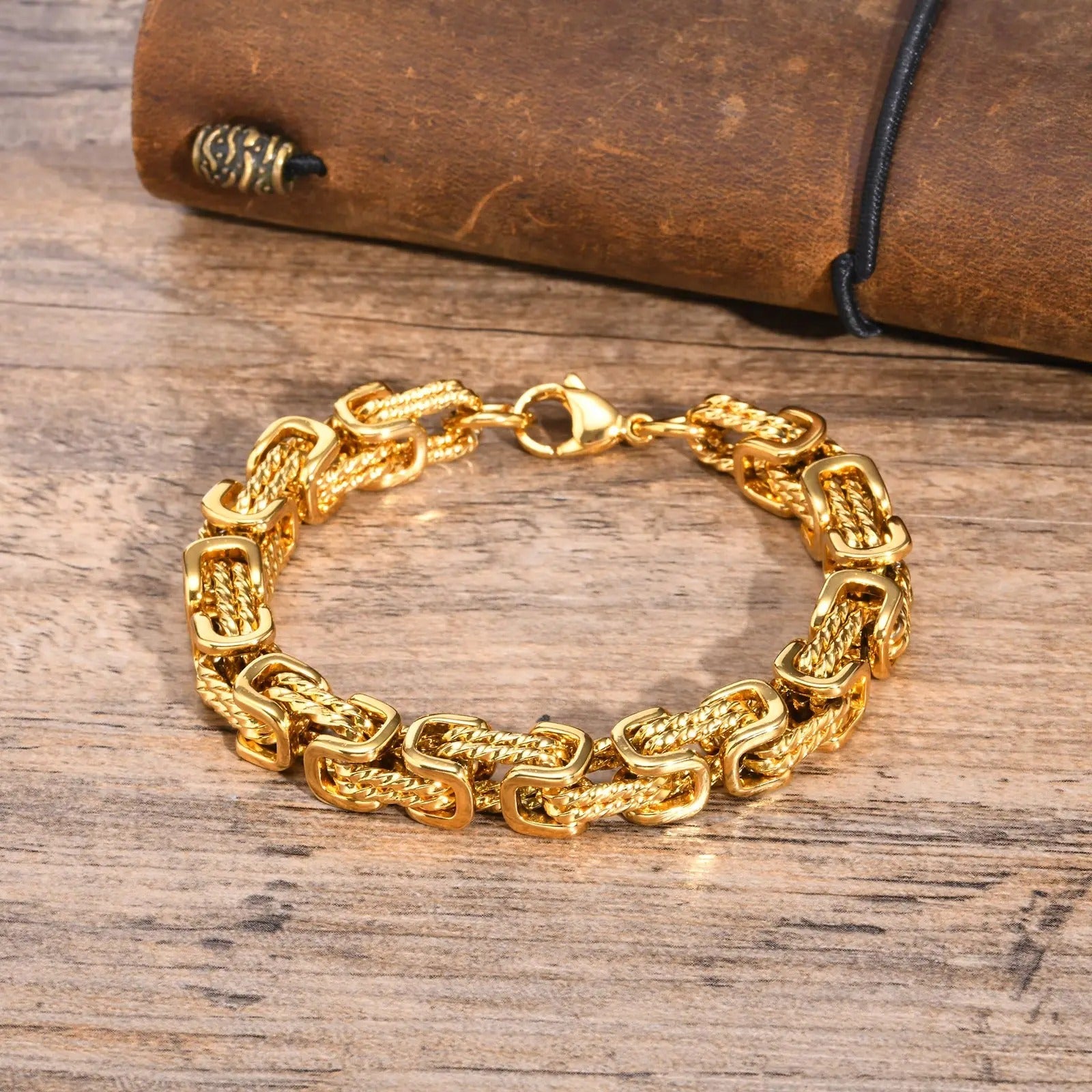 Men's Thick Byzantine Bracelets