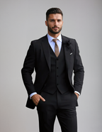 3-Piece Slim Suit for Men
