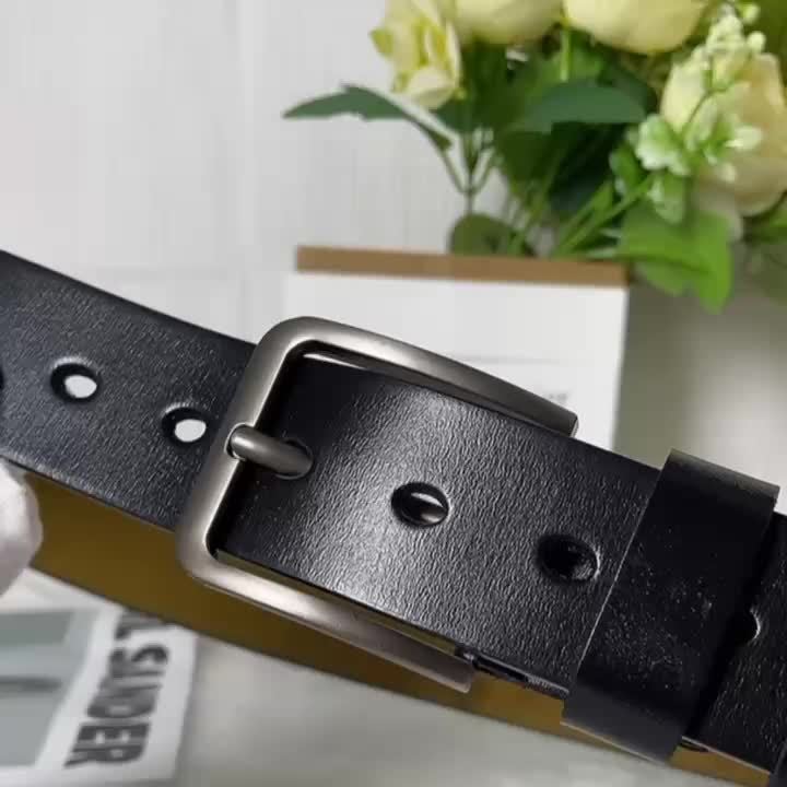 Leather Belt with Timeless Design for Men