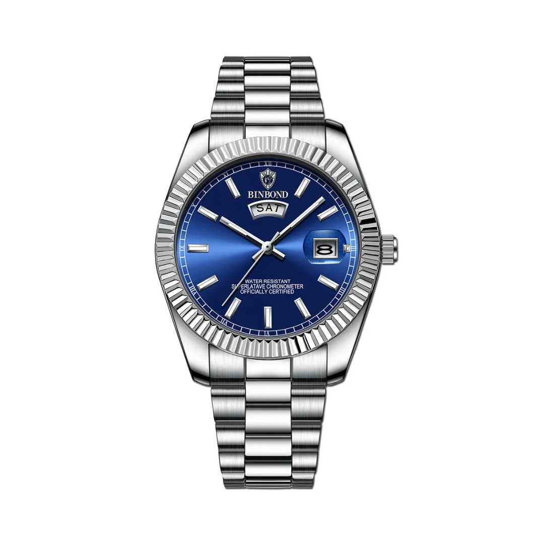 Stainless Steel Wristwatch for Men
