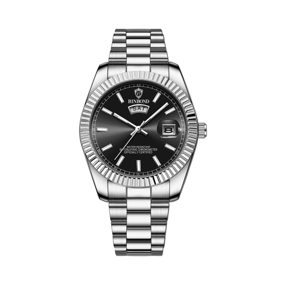 Stainless Steel Wristwatch for Men