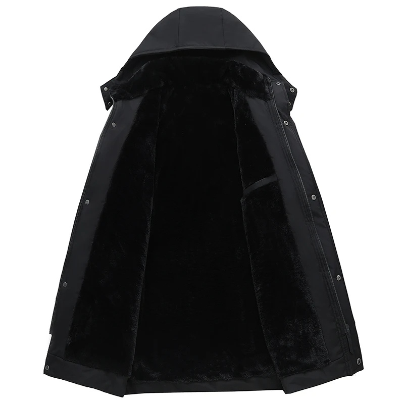 Winter Parka Coat with Hood for Men