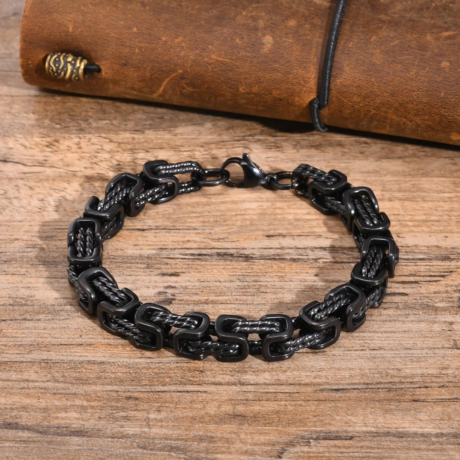 Men's Thick Byzantine Bracelets