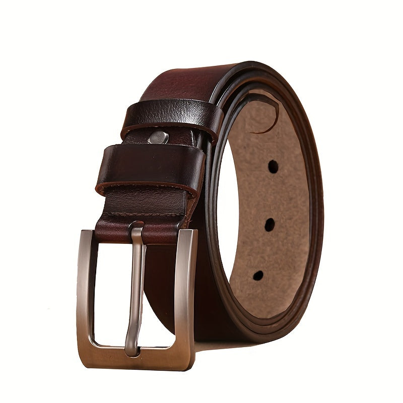 Leather Belt with Timeless Design for Men
