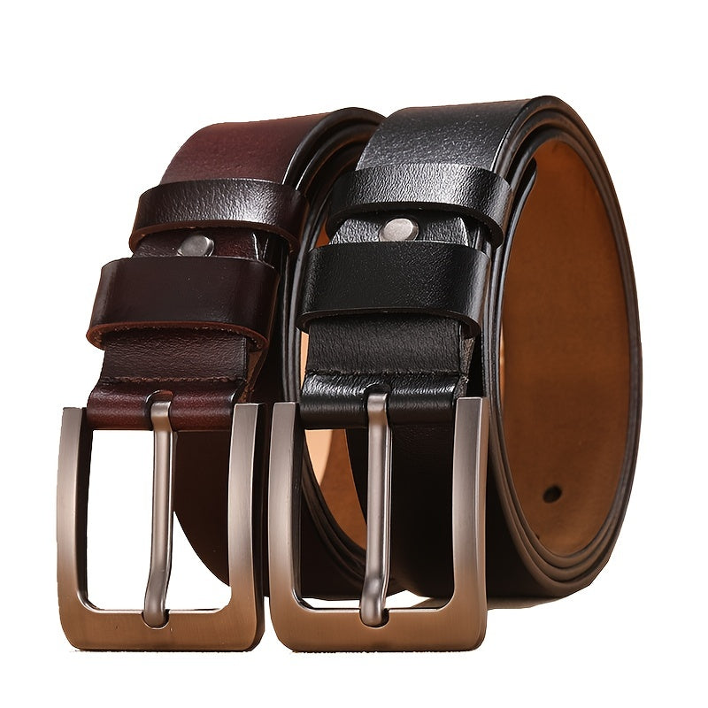 Leather Belt with Timeless Design for Men