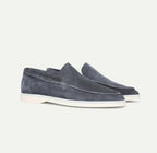 Suede Moccasins with Slip-On Design for Men