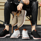 Mesh Sneakers with Cushioned Sole for Men