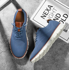 Mesh Sneakers with Cushioned Sole for Men