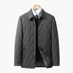 Classic winter quilted jacket for men