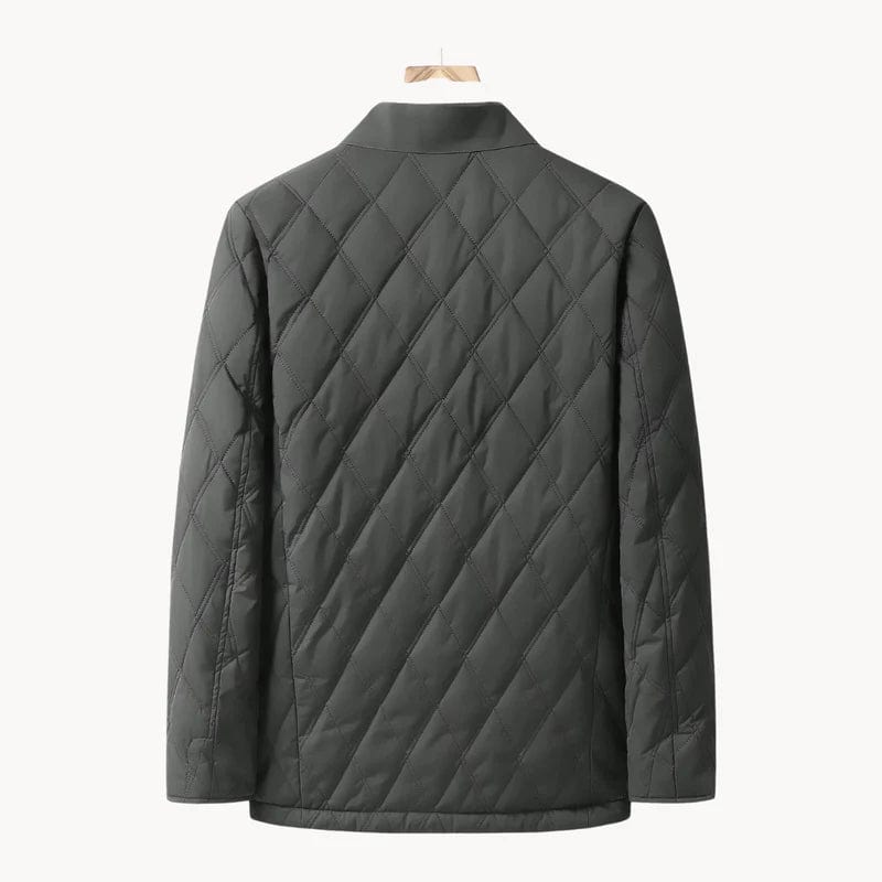 Classic winter quilted jacket for men