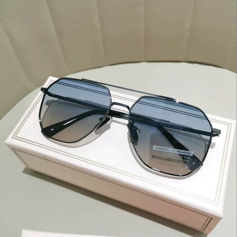 Metal Frame Trendy Sunglasses For Men