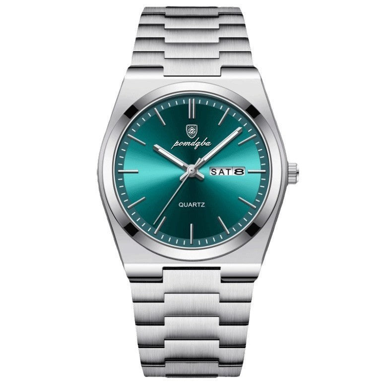 Stainless Steel Ultra‑SlimWatch for Men