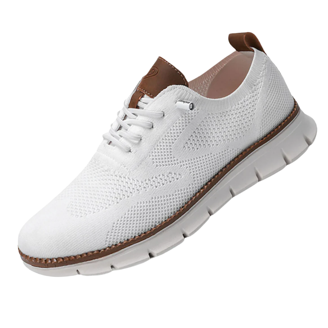 Mesh Sneakers with Cushioned Sole for Men