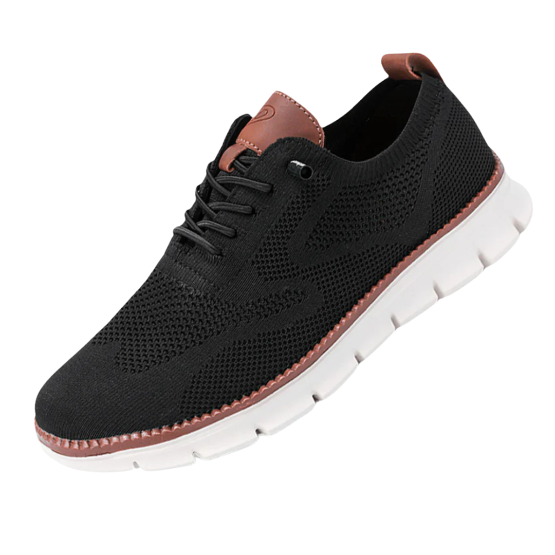 Mesh Sneakers with Cushioned Sole for Men