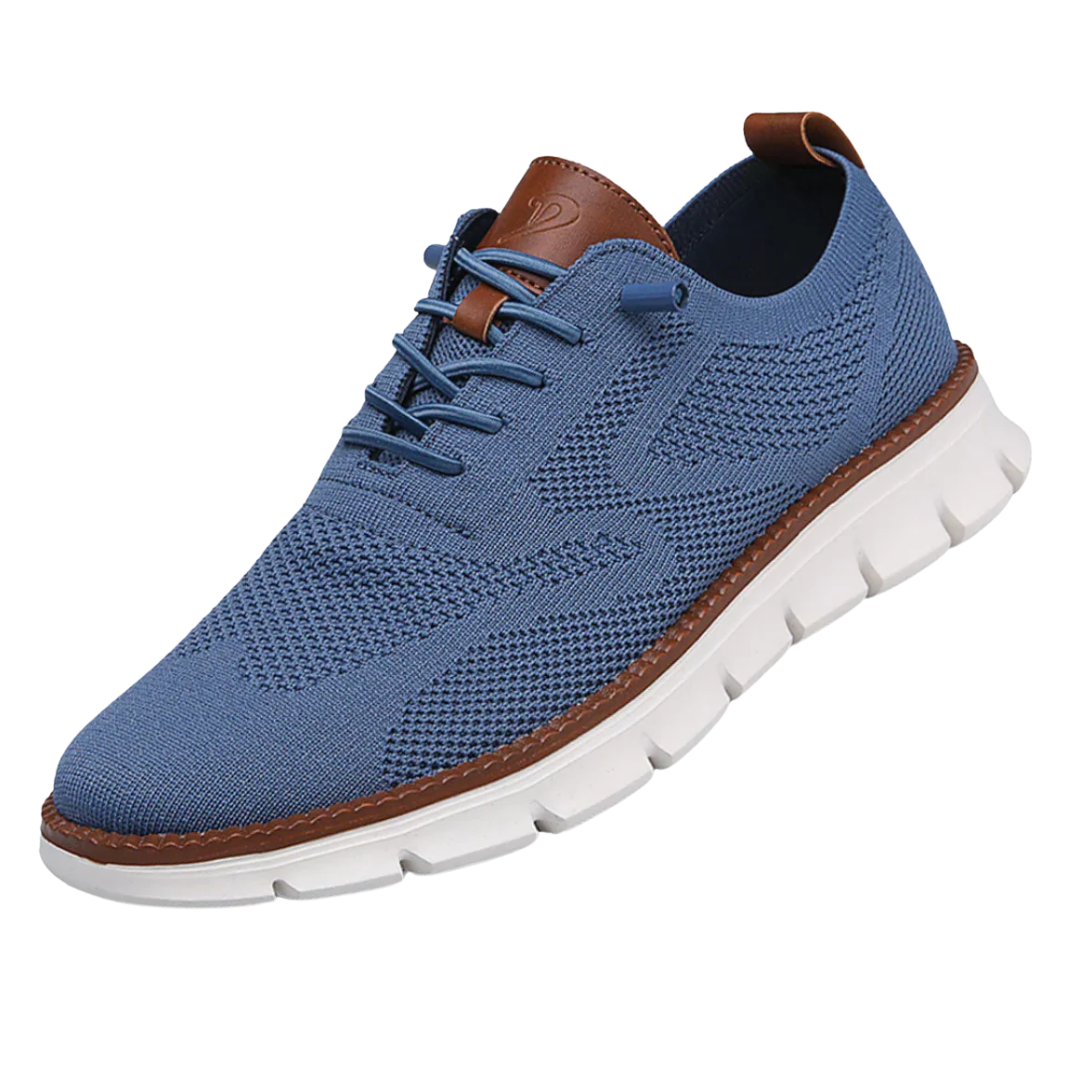 Mesh Sneakers with Cushioned Sole for Men