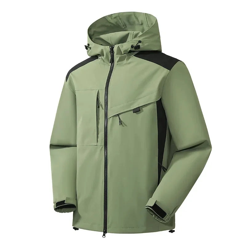 Casual hooded ski jacket for men