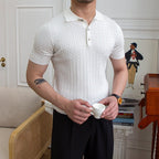 Polo Shirt with Classic Collar for Men