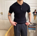 Polo Shirt with Classic Collar for Men