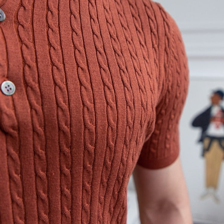 Polo Shirt with Classic Collar for Men