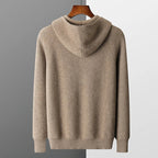 Cashmere Cardigan with Ribbed Cuffs for Men