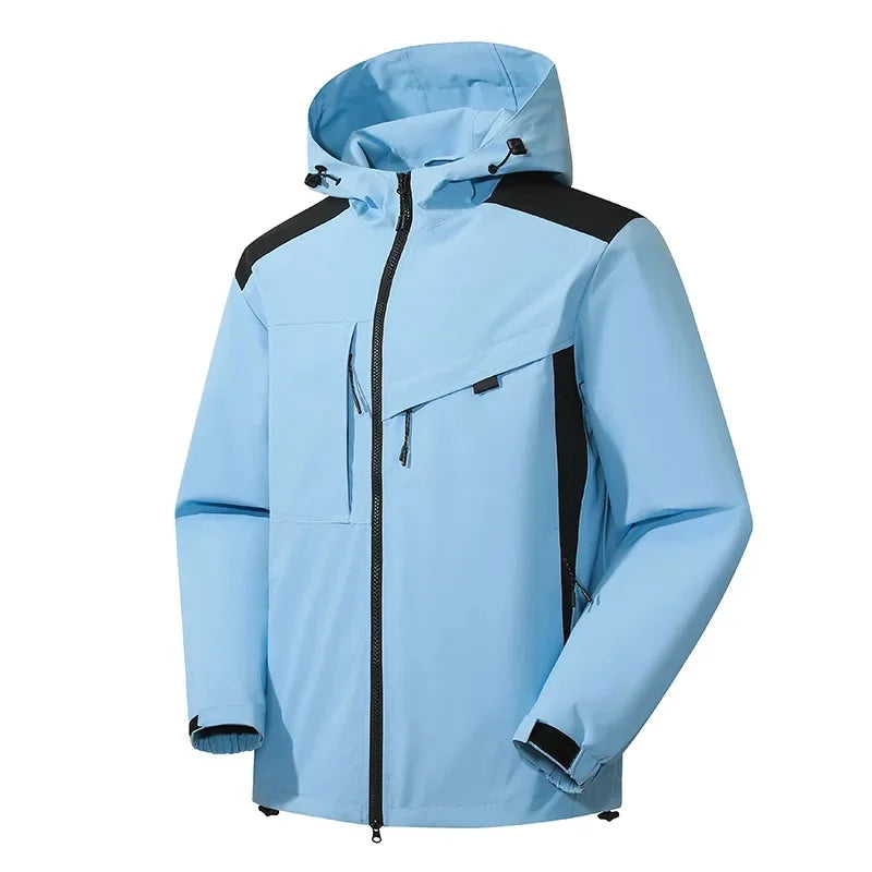 Casual hooded ski jacket for men