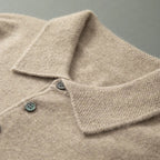 Merino Wool Polo Shirt for Men