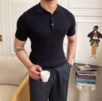 Polo Shirt with Classic Collar for Men