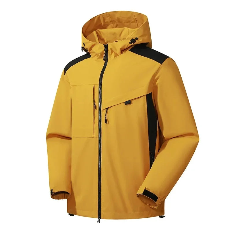 Casual hooded ski jacket for men