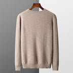 Merino Wool Sweater with Crew Neck for Men