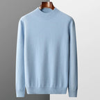 Merino Wool Pullover with Crew Neck for Men