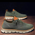 Mesh Sneakers with Cushioned Sole for Men