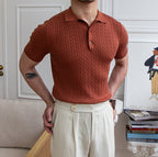 Polo Shirt with Classic Collar for Men