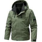 Men's Zipper hooded ski jacket