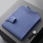Merino Wool Pullover with Crew Neck for Men
