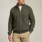 Smart Casual Zip Cardigan for Men