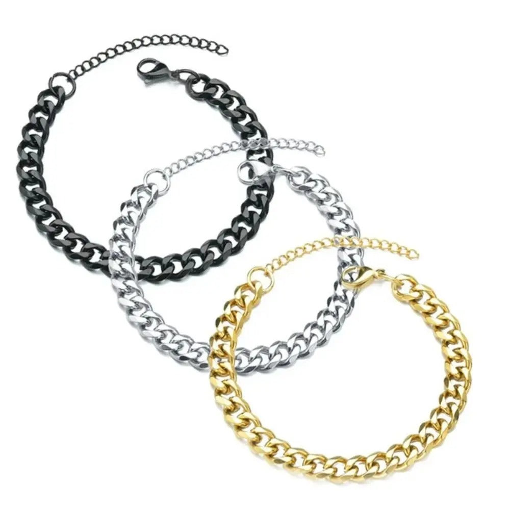 Steel Chain Bracelet for Men