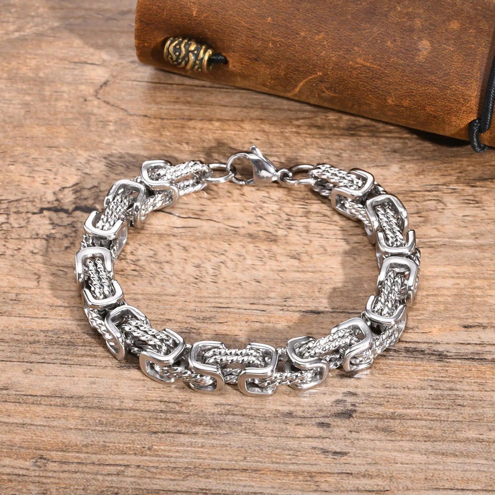 Men's Thick Byzantine Bracelets