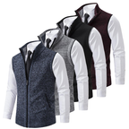Timeless Fleece Vest with Zip for Men