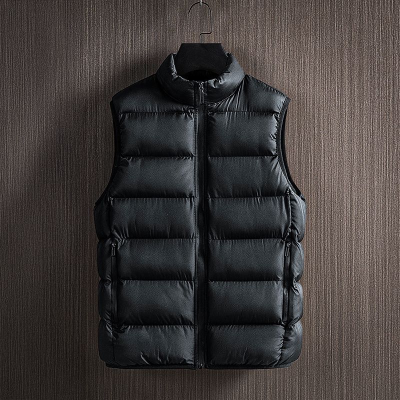 Men’s Lightweight Padded Vest with Front Zipper