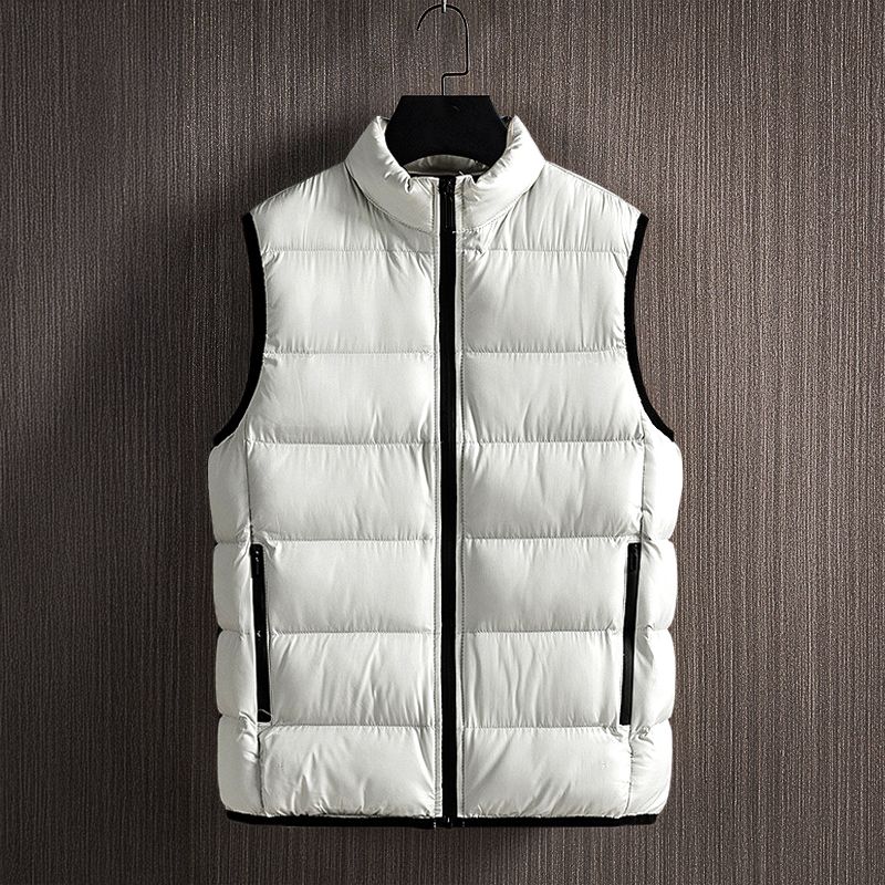 Men’s Lightweight Padded Vest with Front Zipper