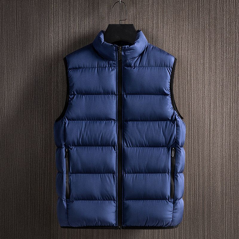Men’s Lightweight Padded Vest with Front Zipper