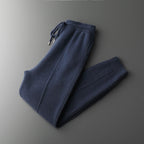 Cashmere Jogging Trousers with Elastic Waist for Men