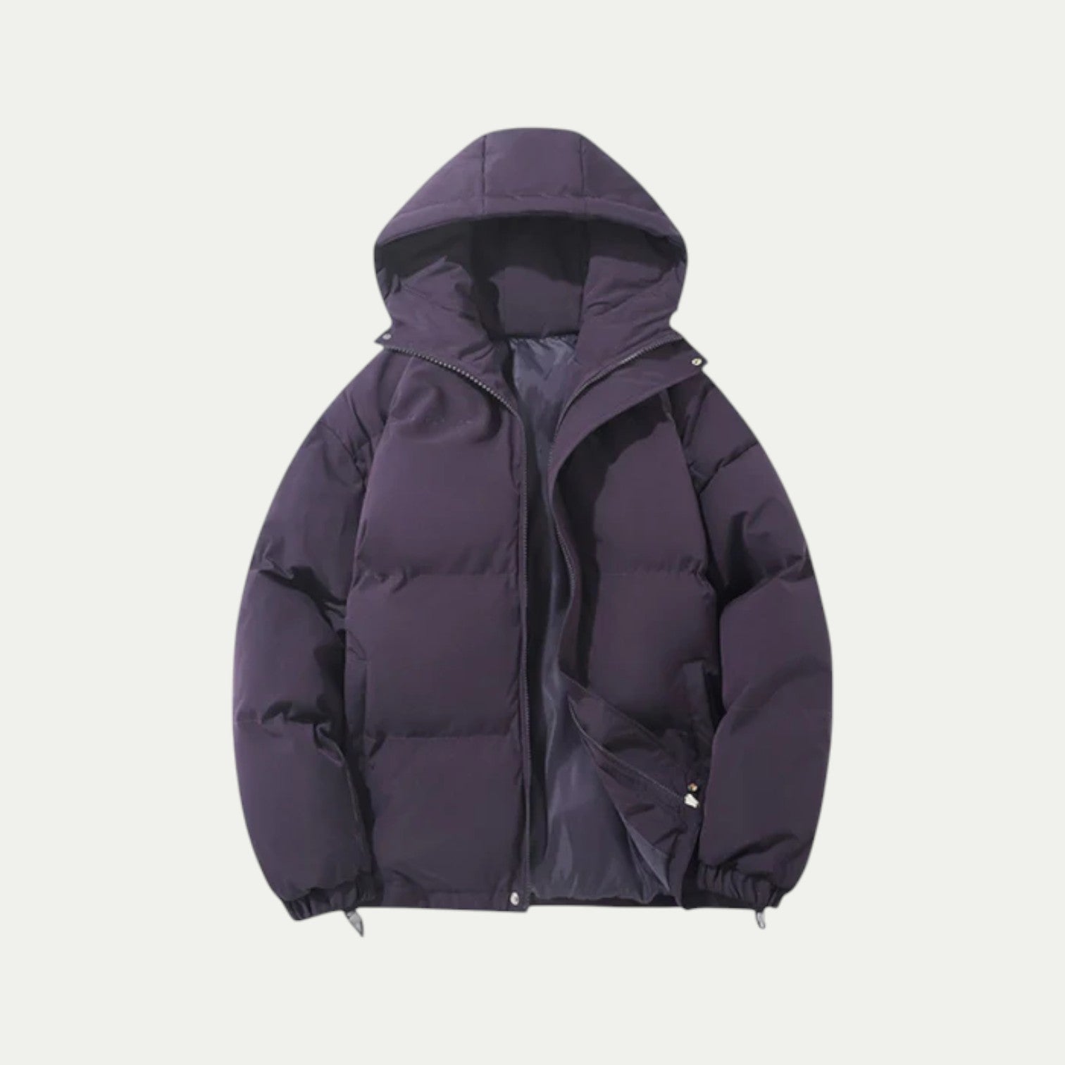 Waterproof Down Hooded Puffer Winter Jacket