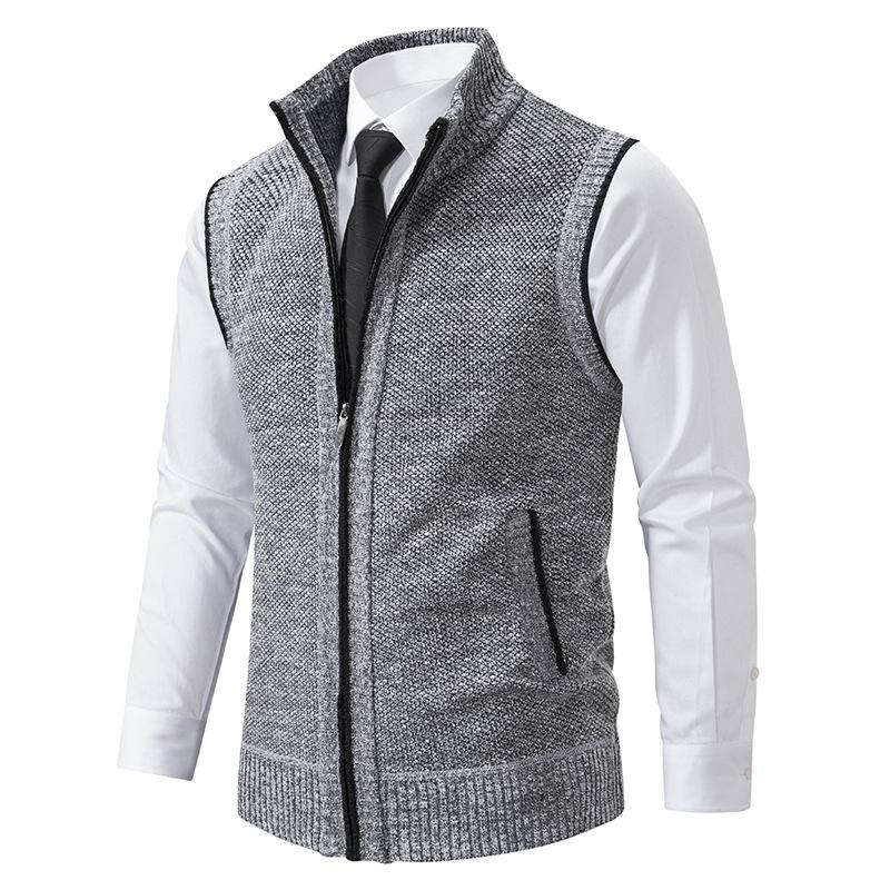 Timeless Fleece Vest with Zip for Men