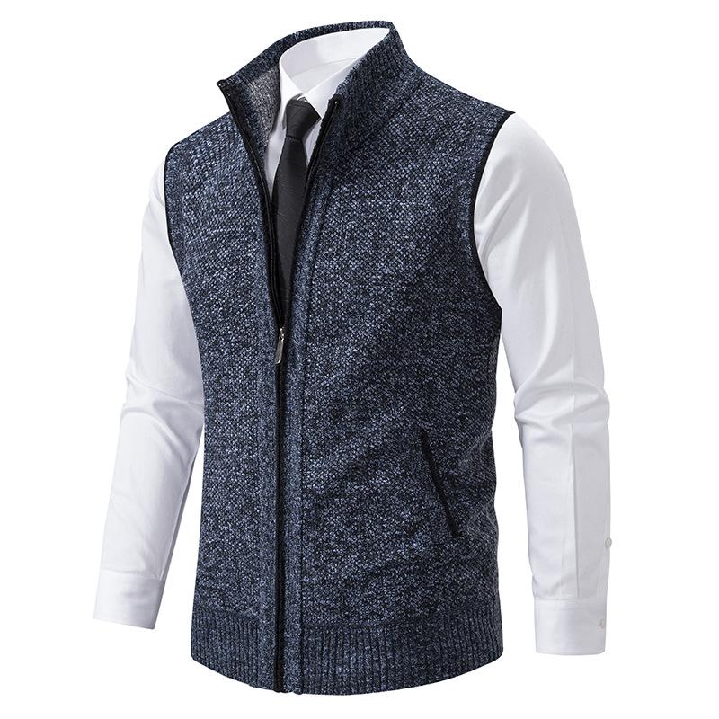 Timeless Fleece Vest with Zip for Men